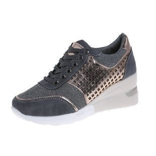 Women's Hidden Wedge Sneakers | Lace Up Platform-7