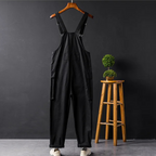 Women's Cargo Overalls | Wide Leg Adjustable-2