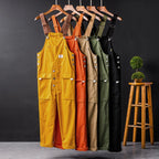 Women's Cargo Overalls | Wide Leg Adjustable-6