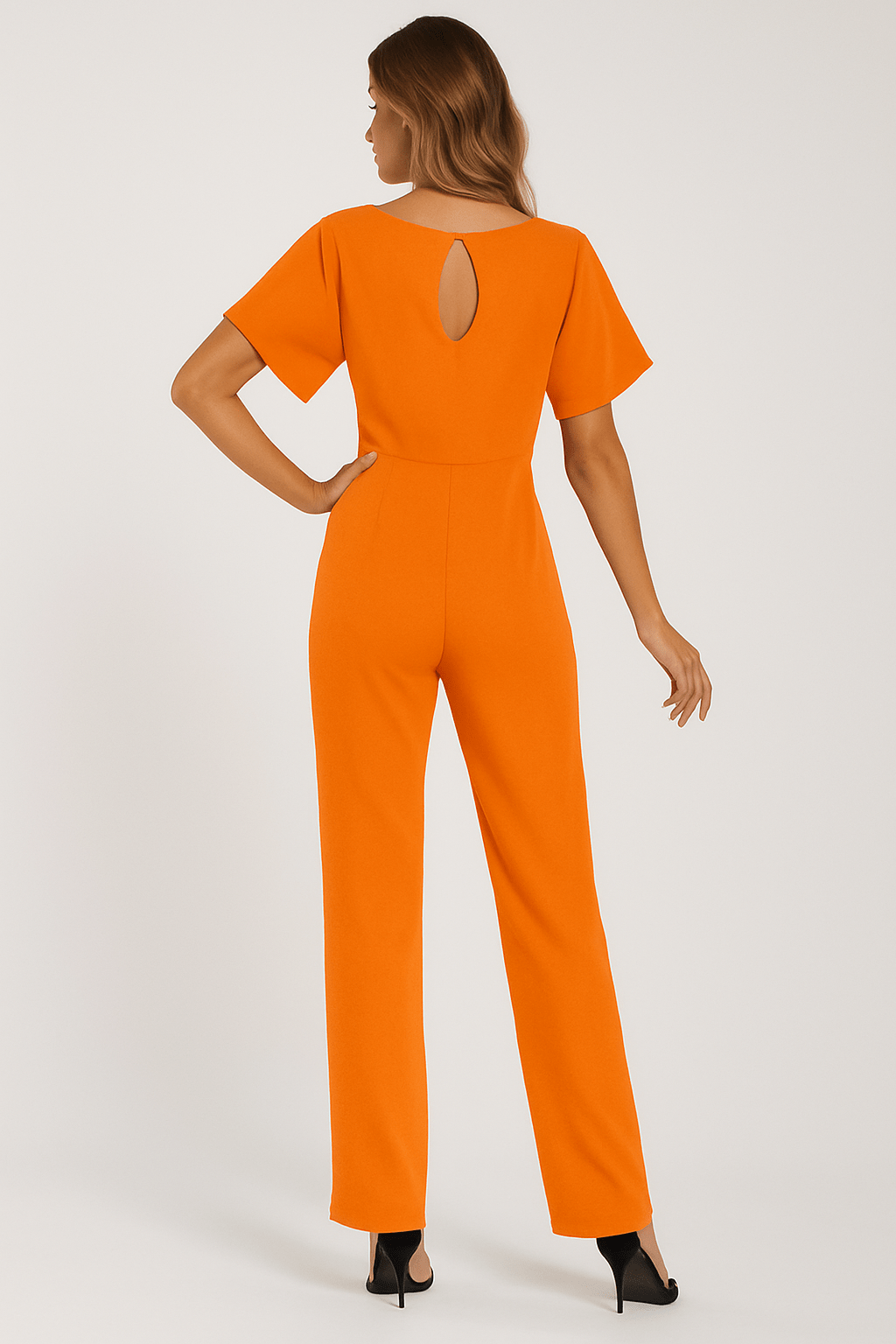 Women's Wide Leg Jumpsuit | Casual Tie Waist-19