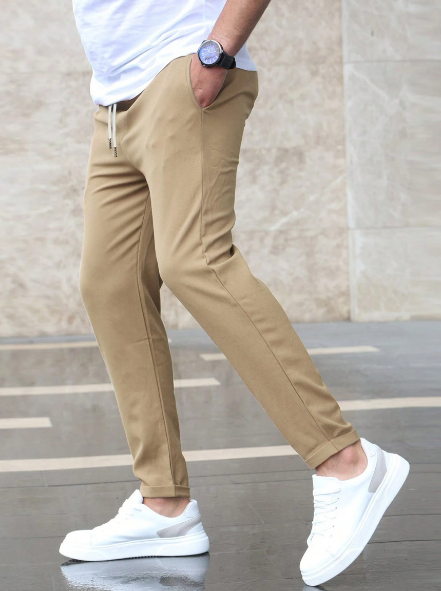 Men's Casual Wide Leg Pants | Stretch-5