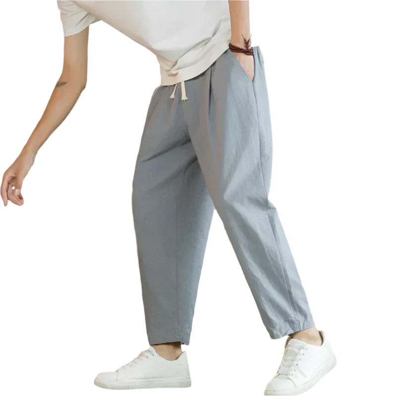 Women's Wide Leg Pants | Casual Cream-3
