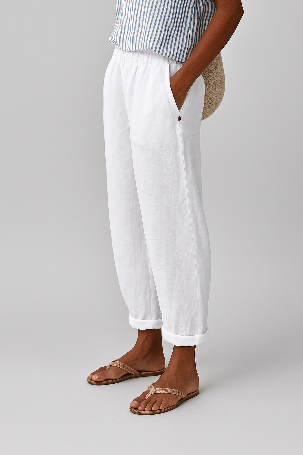 Women's Wide Leg Casual Pants | Relaxed Fit-6