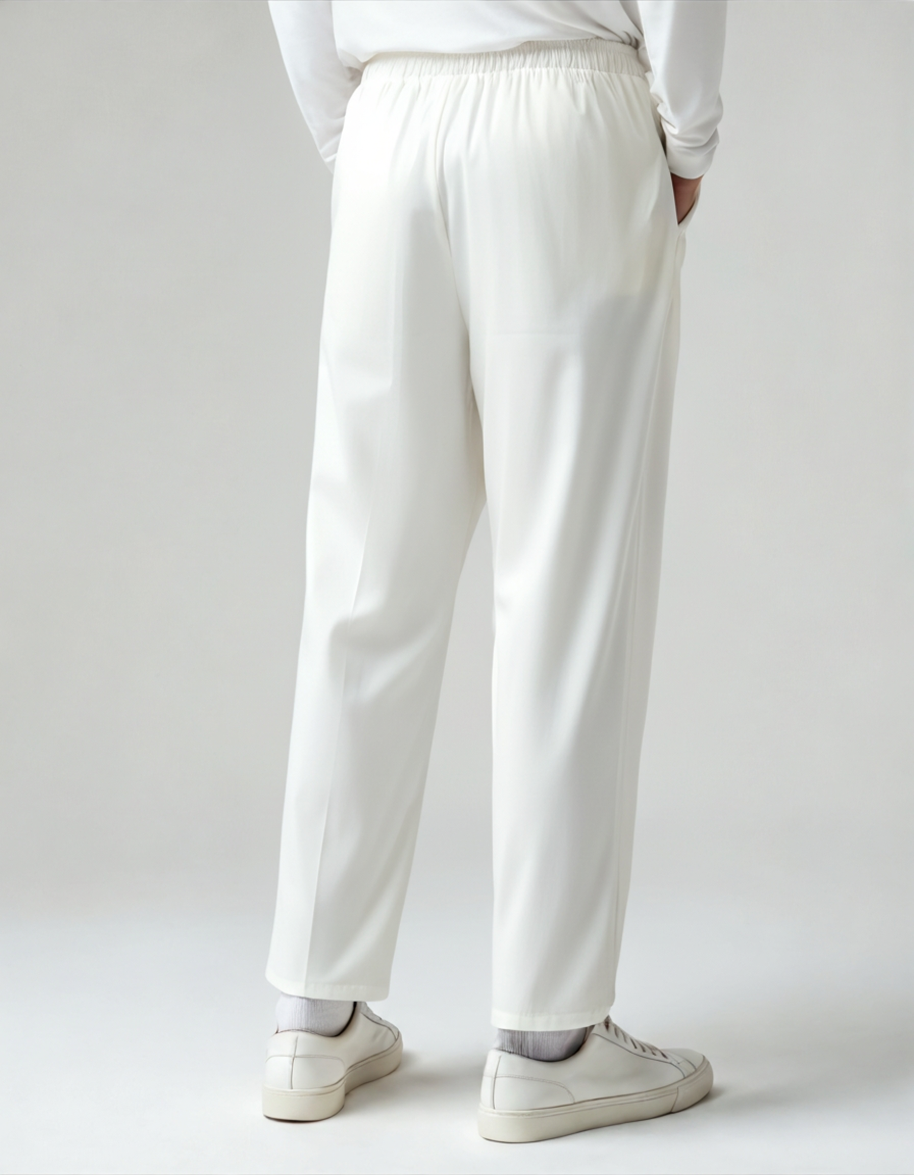 Men's Wide Leg Pants with Drawstring | Casual-9