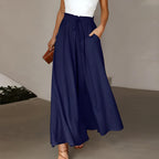 Women's Maxi Pants | Wide Leg Summer Casual-5