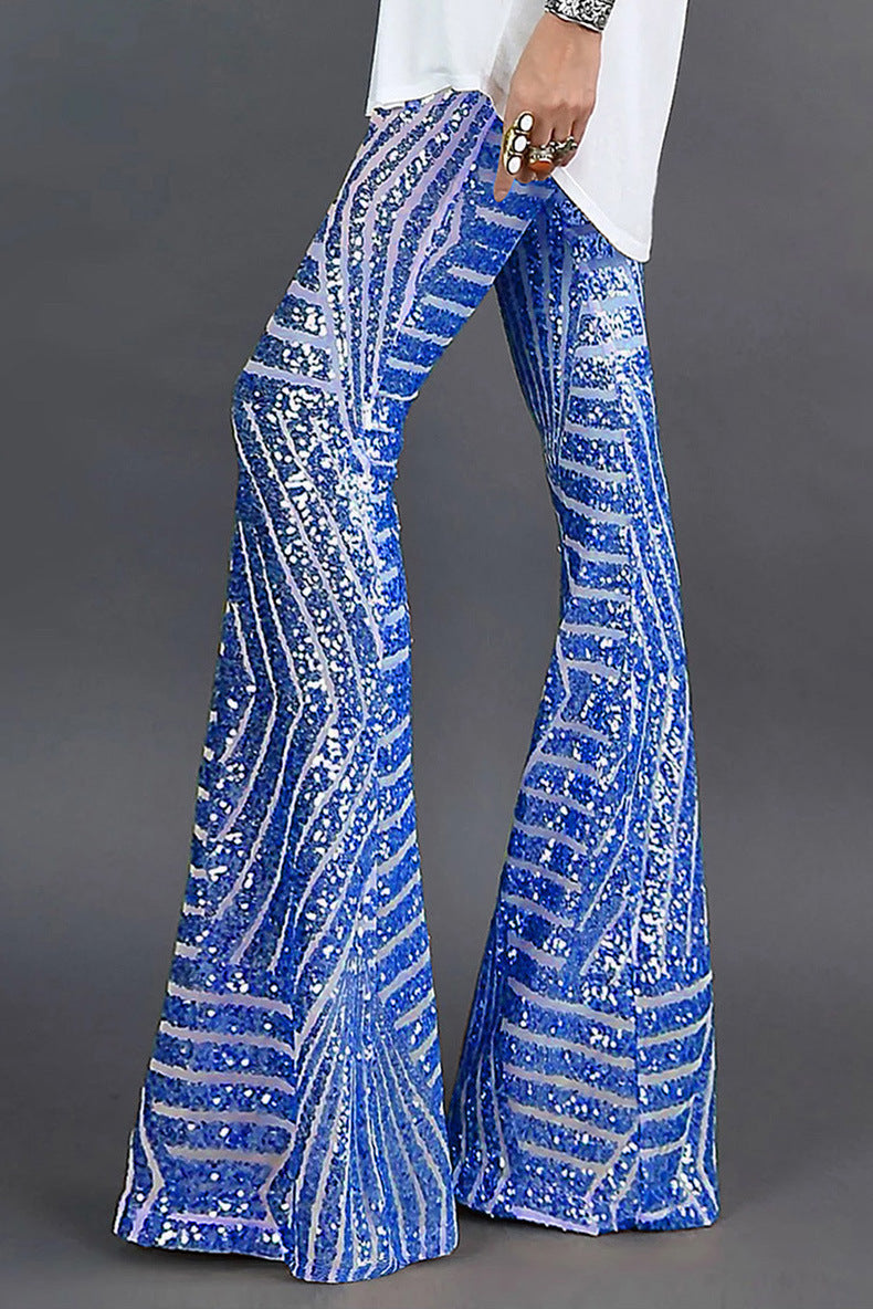 Women's Wide Leg Maxi Pants | Evening Party-3