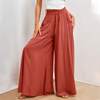 Women's Maxi Pants | Wide Leg Summer Casual-8