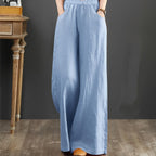 Women's Maxi Pants | Wide Leg Casual-2