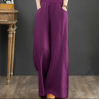 Women's Maxi Pants | Wide Leg Casual-4