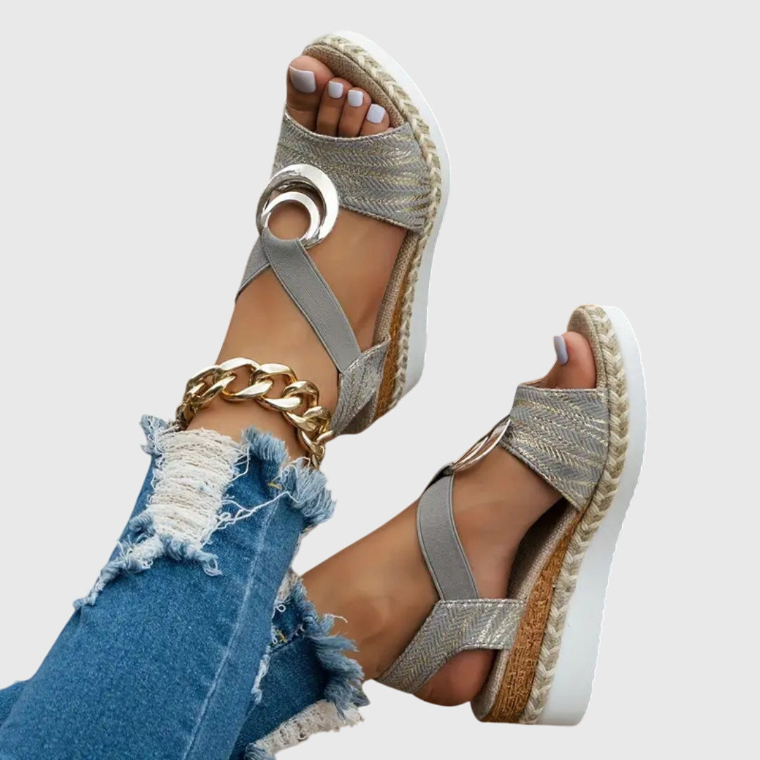 Women's Boho Platform Espadrille Sandals | Summer-3