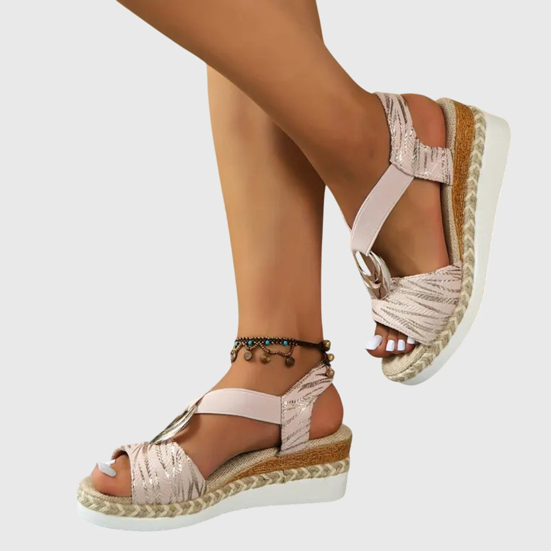 Women's Boho Platform Espadrille Sandals | Summer-1