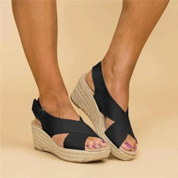 Women's Wedge Sandals | Espadrille Platform Strappy-6