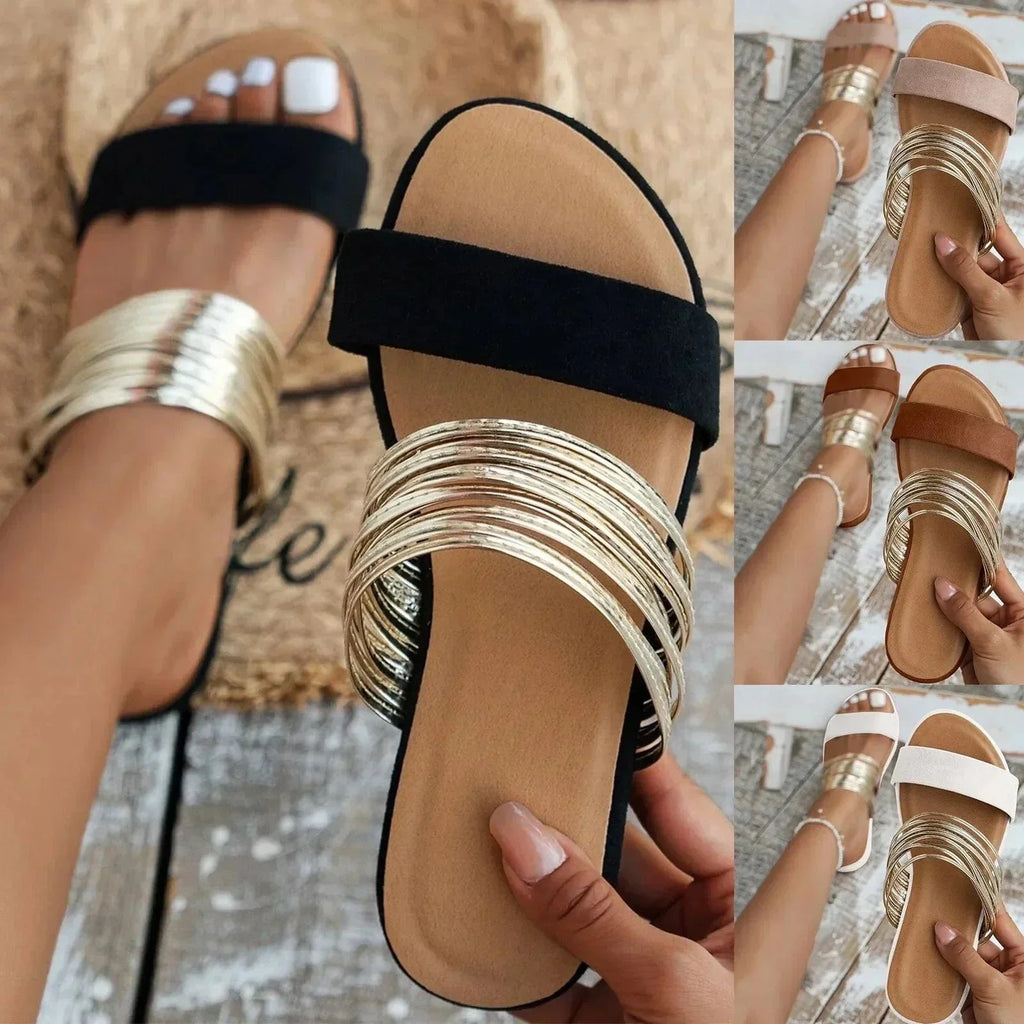Women's Casual Flat Sandals | Summer Slide-6