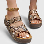 Women's Boho Rhinestone Sandals | Summer Flat-11