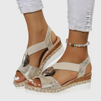 Women's Boho Platform Espadrille Sandals | Summer-9