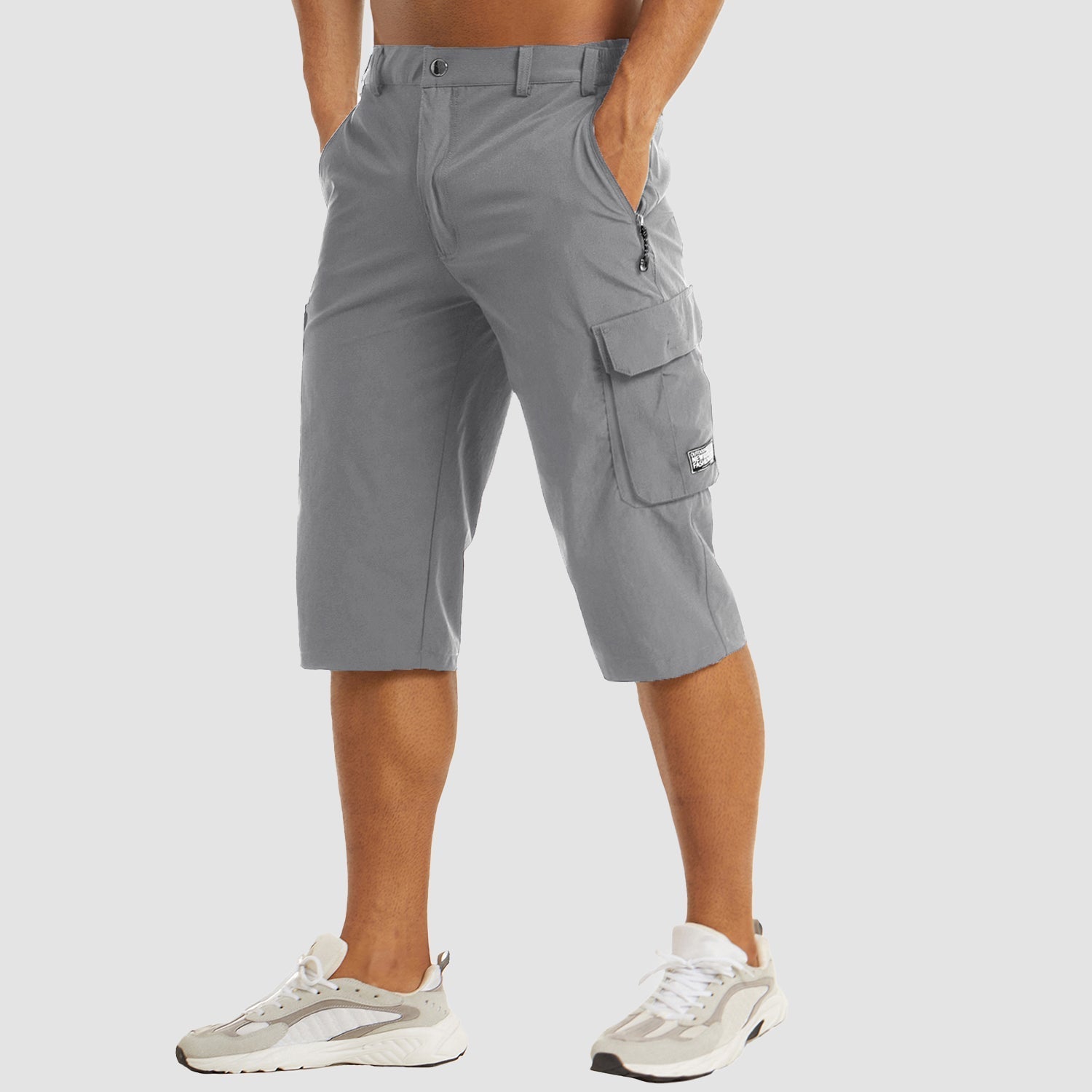 Men's Cargo Shorts | Quick-Dry Knee Length-9