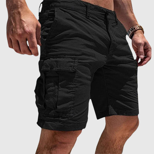 Men's Cargo Shorts with Side Pockets | Casual-2