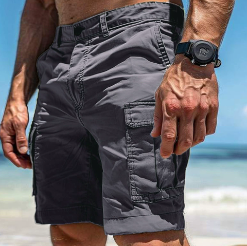 Men's Cargo Shorts with Side Pockets | Casual-5