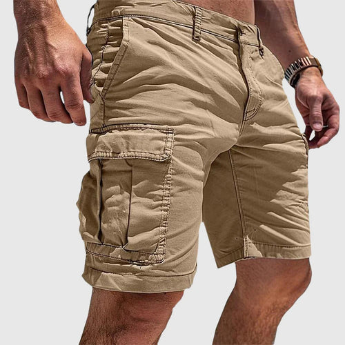 Men's Cargo Shorts with Side Pockets | Casual-1