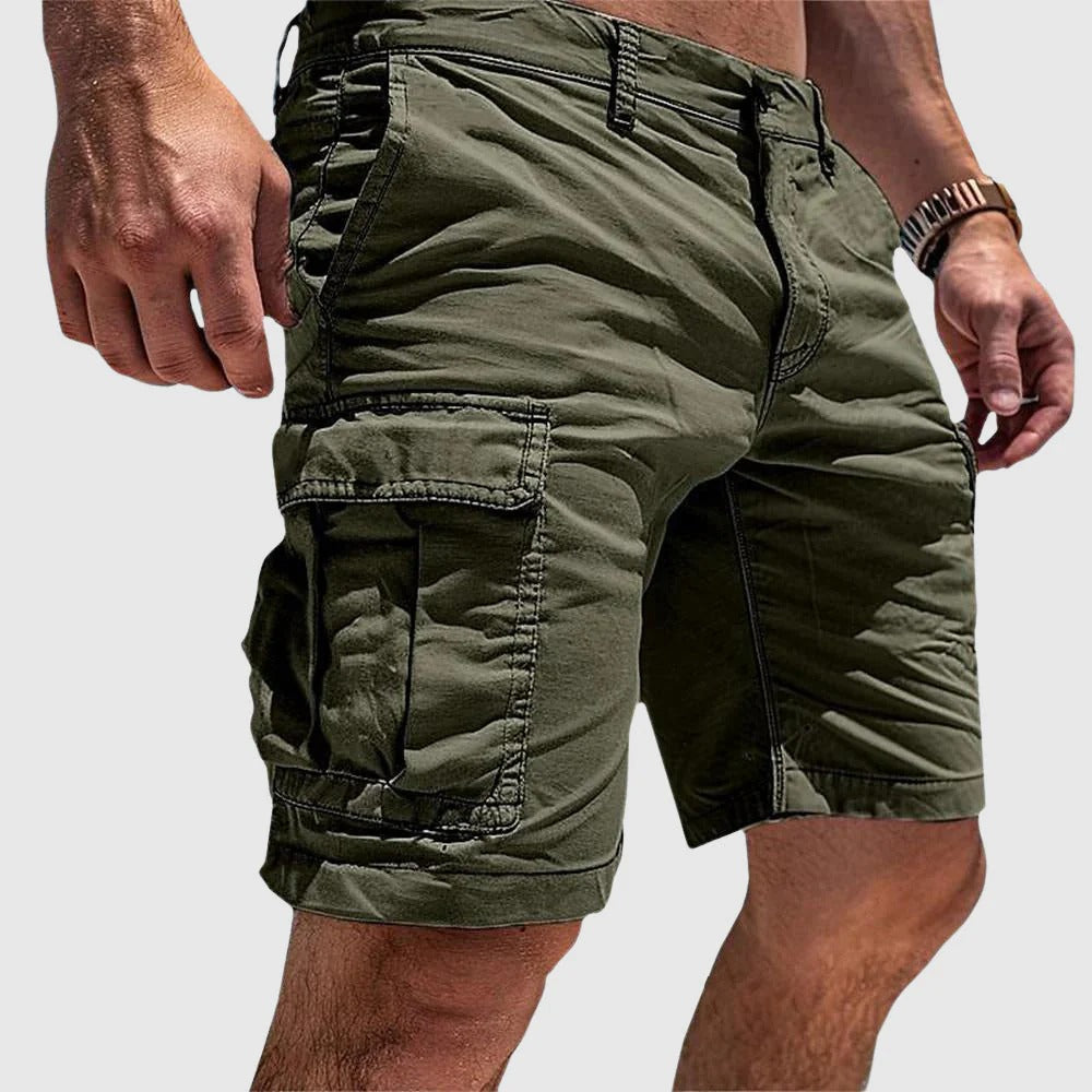Men's Cargo Shorts with Side Pockets | Casual-3