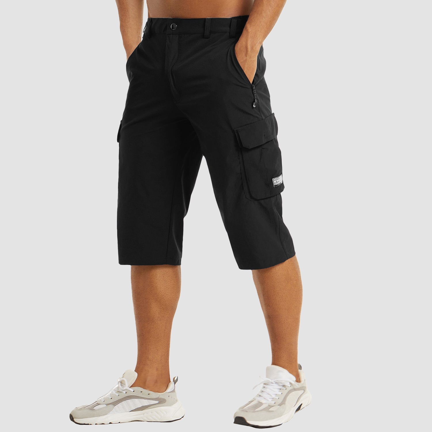 Men's Cargo Shorts | Quick-Dry Knee Length-11