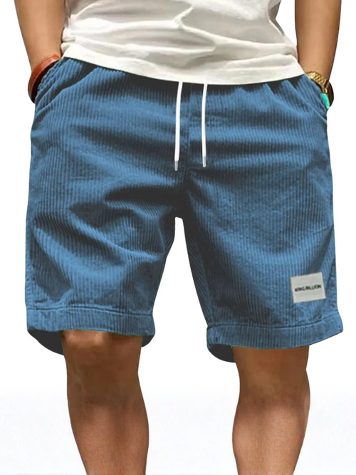 Men's Cargo Shorts | Blue Casual-1