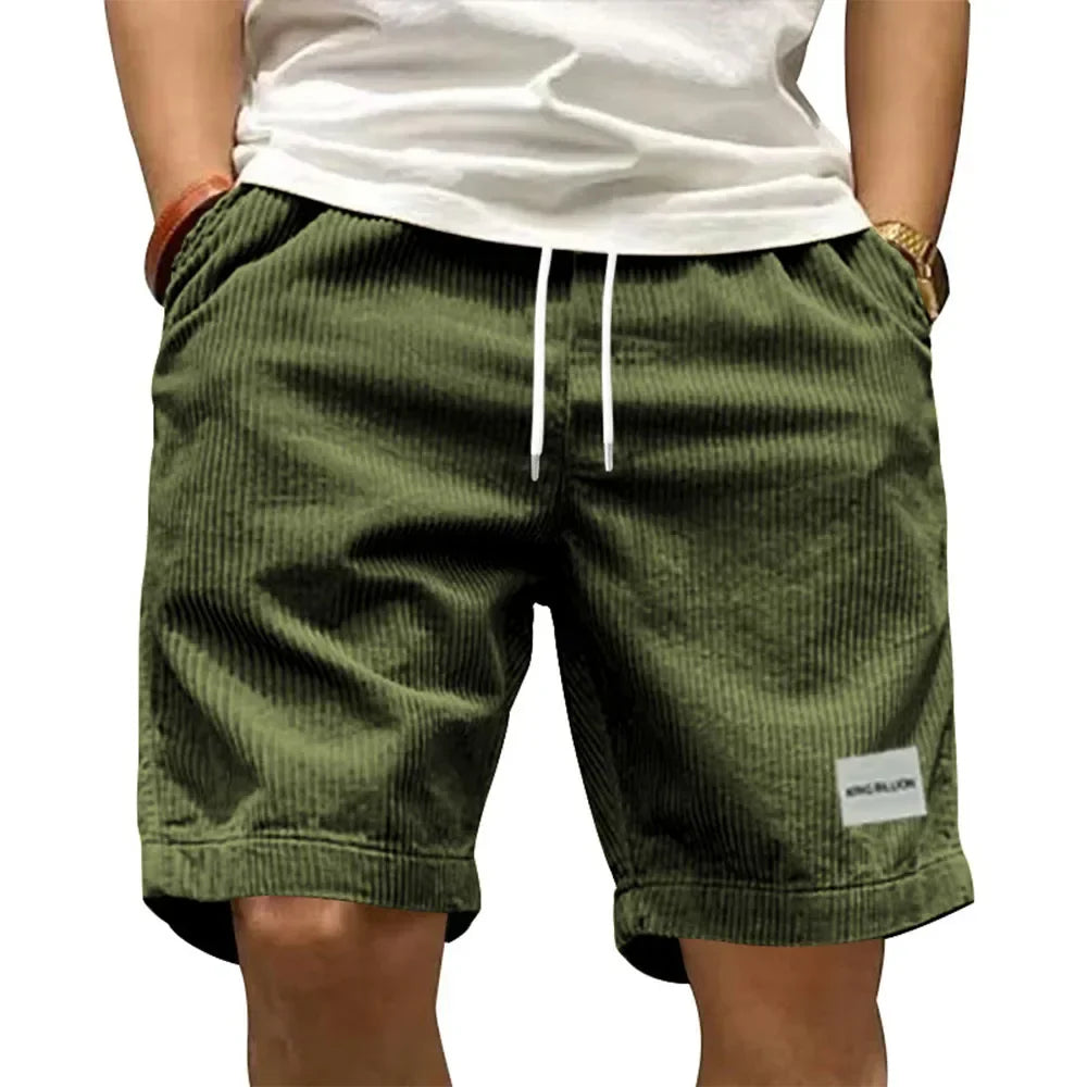 Men's Cargo Shorts | Blue Casual-5
