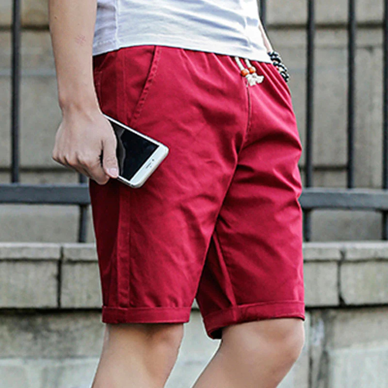 Men's Casual Drawstring Shorts | Summer Gray-7