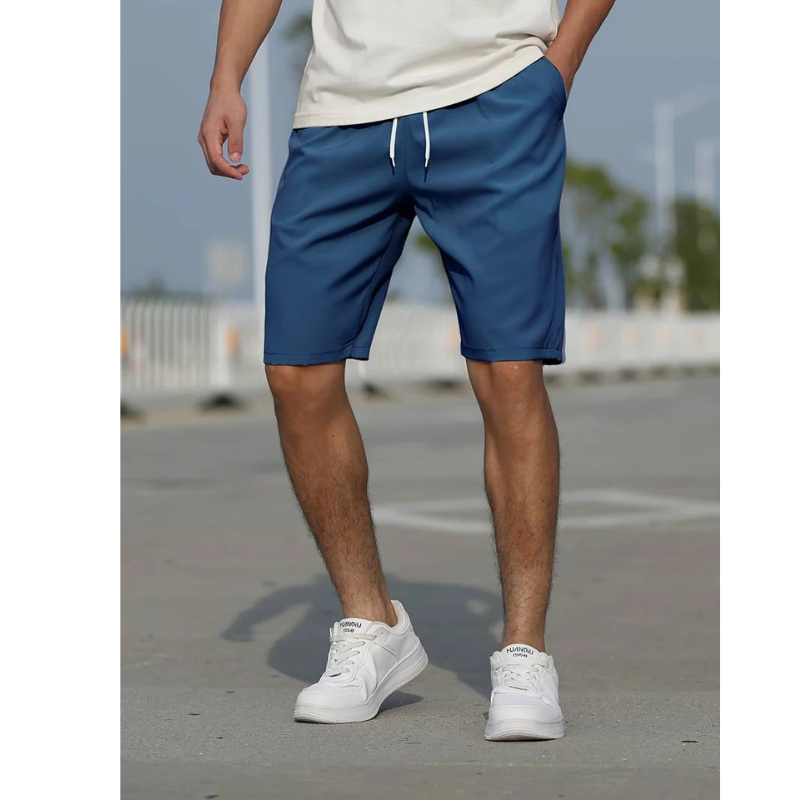 Men's Casual Drawstring Shorts | Summer Gray-2