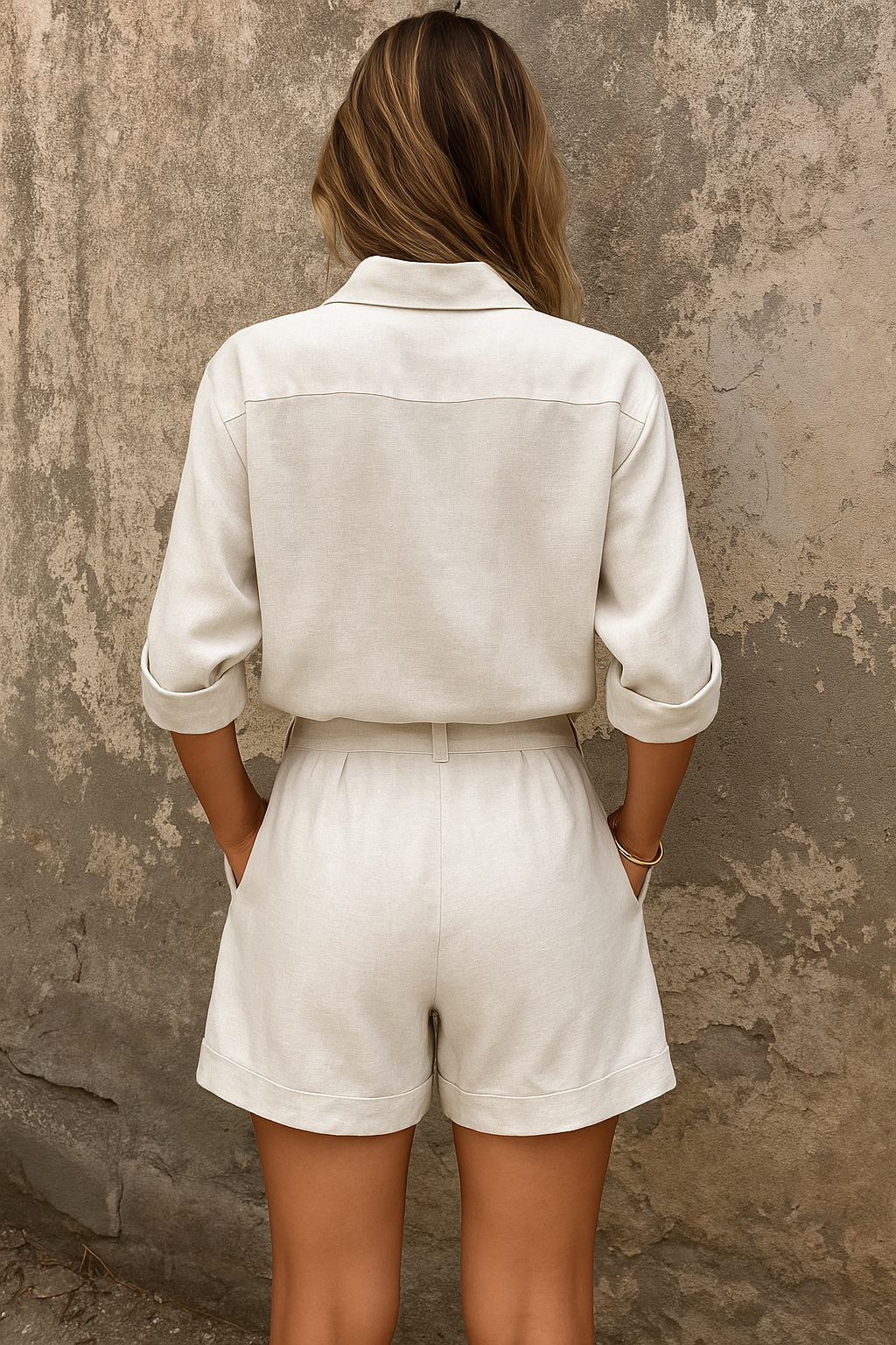 Women's Summer Shorts Set | Casual Blazer-2