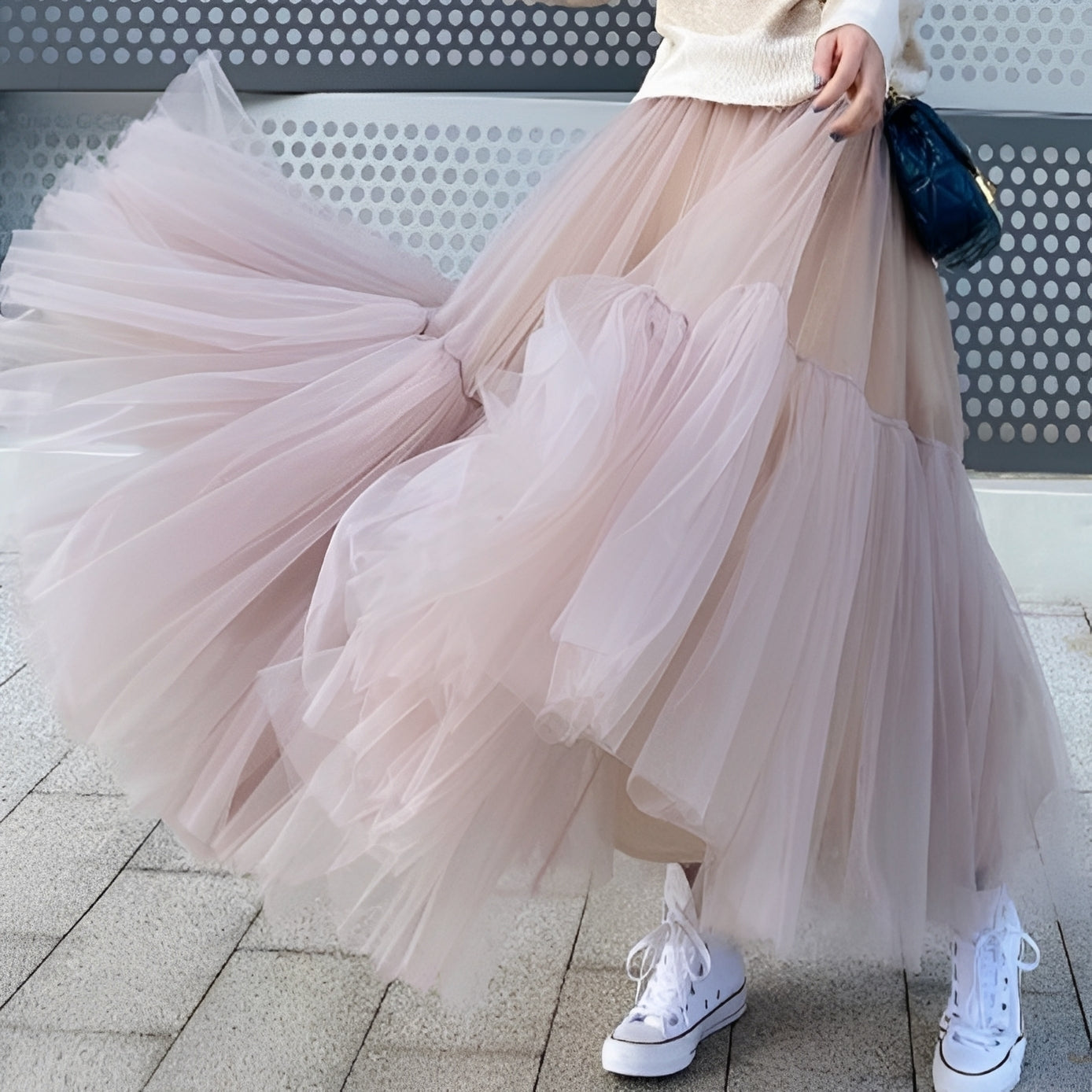Women's Maxi Skirt | Wedding Guest Ruffle-3