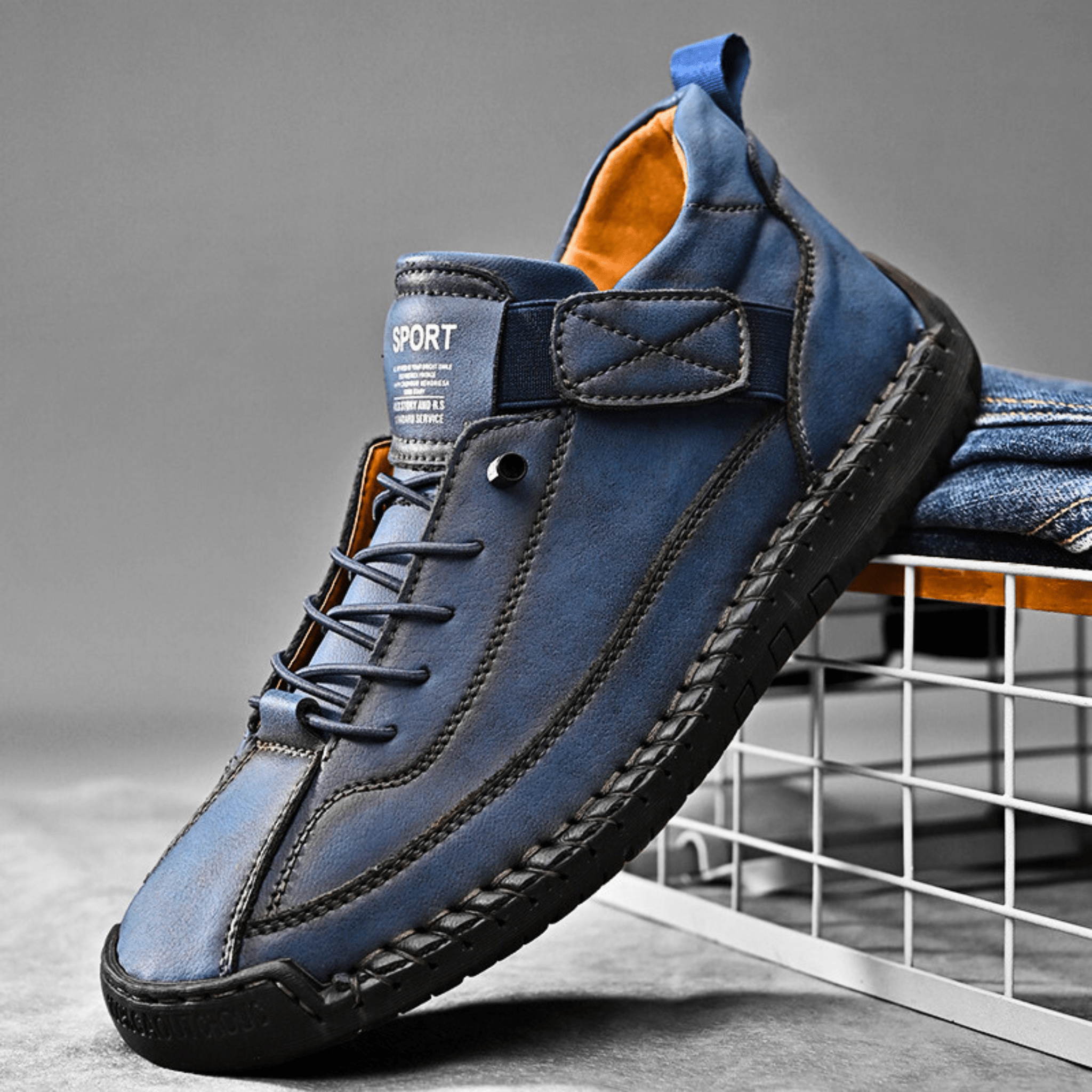 Men's Casual Oxford Shoes | Lace-Up Sneaker-10