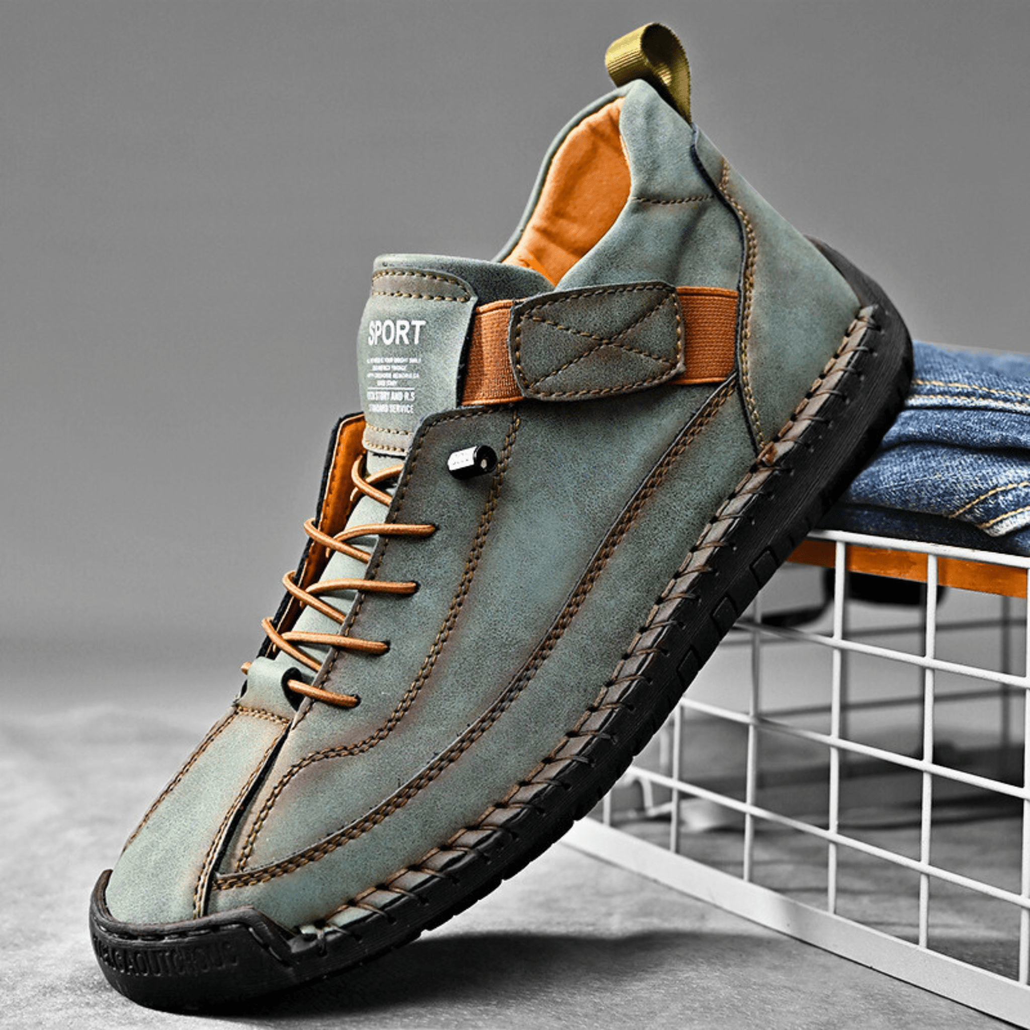 Men's Casual Oxford Shoes | Lace-Up Sneaker-7