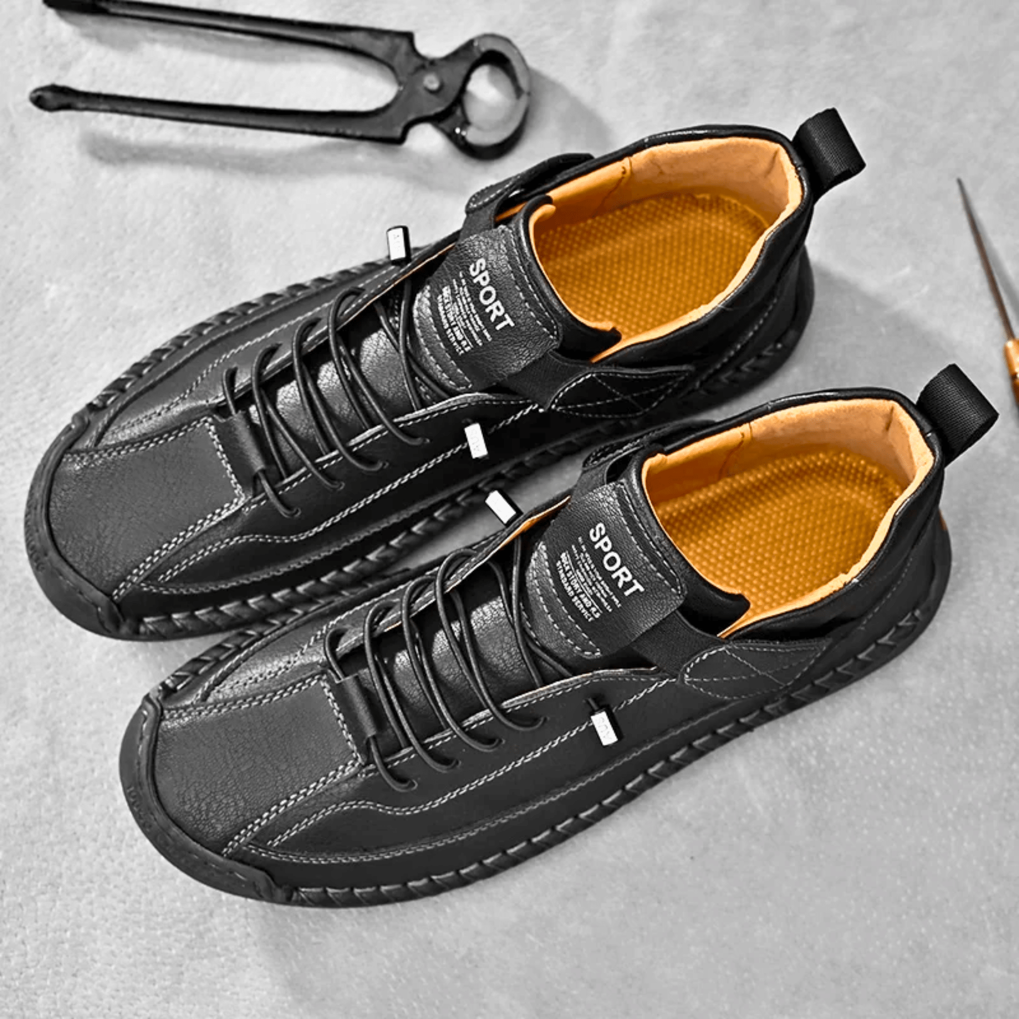 Men's Casual Oxford Shoes | Lace-Up Sneaker-15