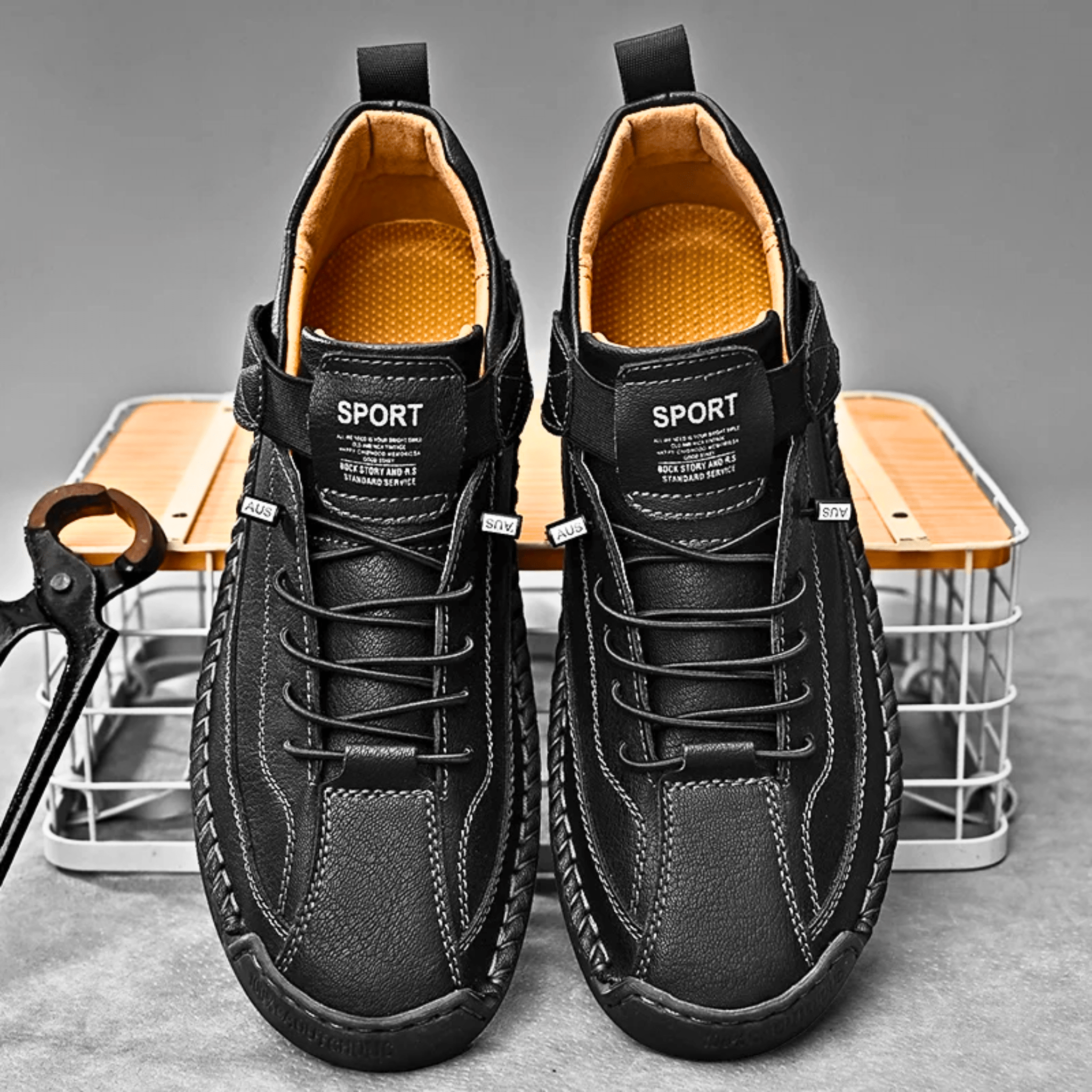 Men's Casual Oxford Shoes | Lace-Up Sneaker-14