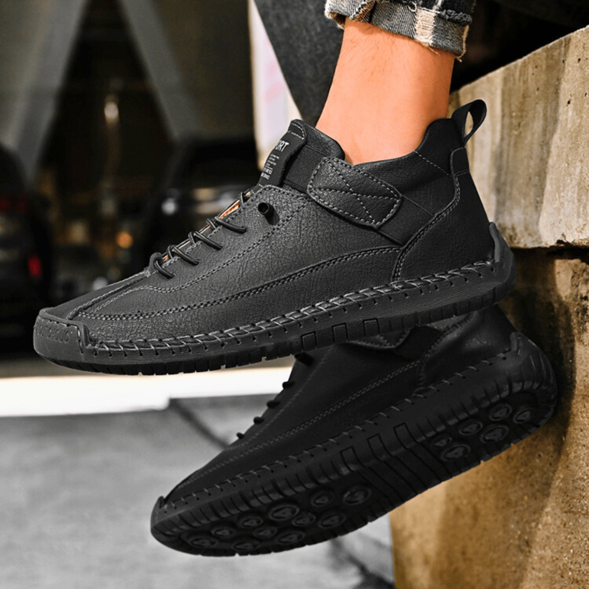 Men's Casual Oxford Shoes | Lace-Up Sneaker-29