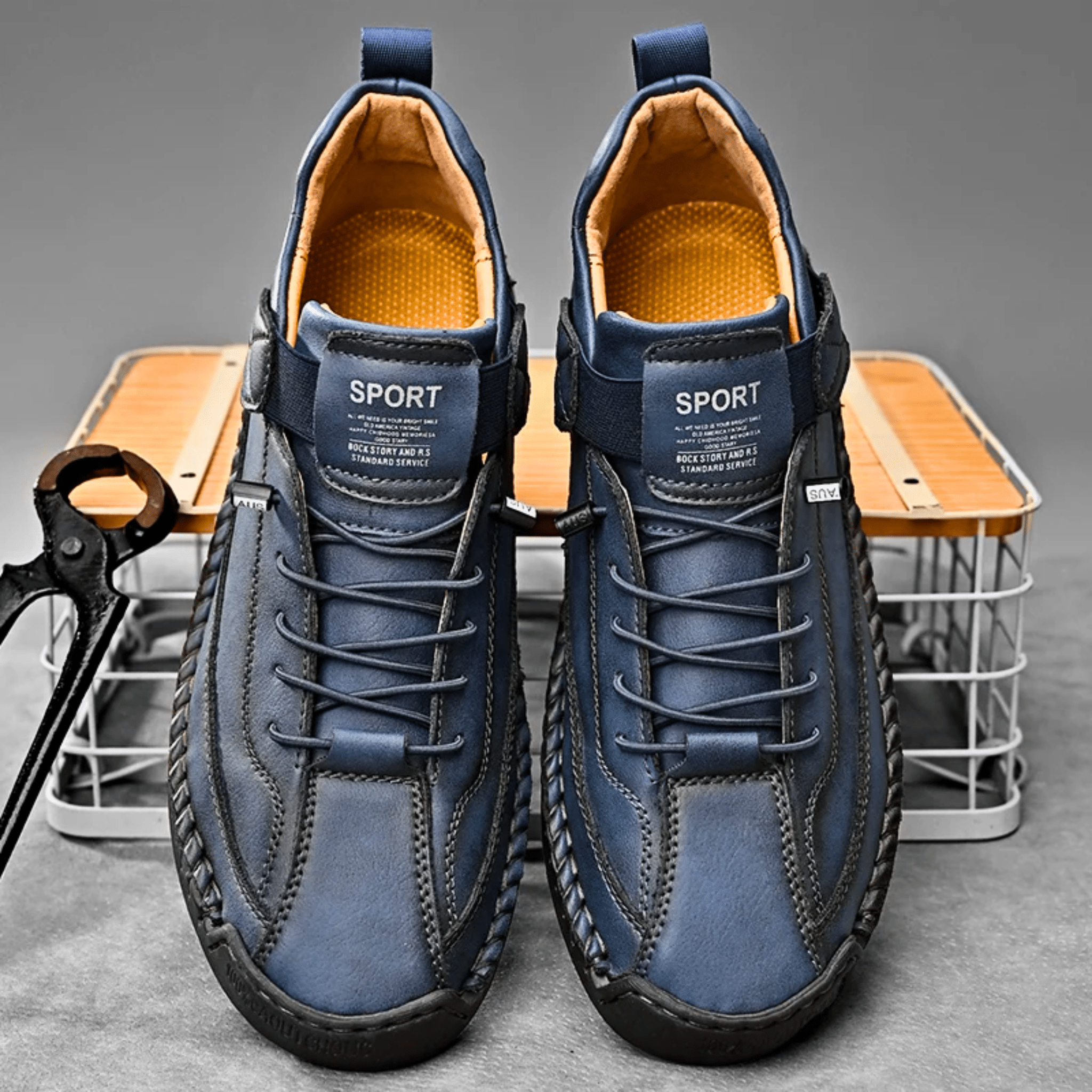 Men's Casual Oxford Shoes | Lace-Up Sneaker-11