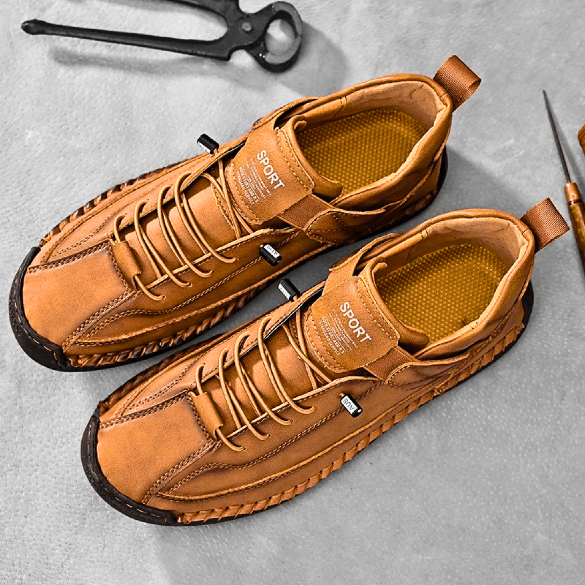 Men's Casual Oxford Shoes | Lace-Up Sneaker-3