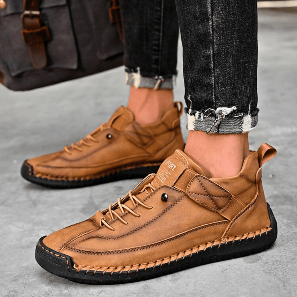 Men's Casual Oxford Shoes | Lace-Up Sneaker-17
