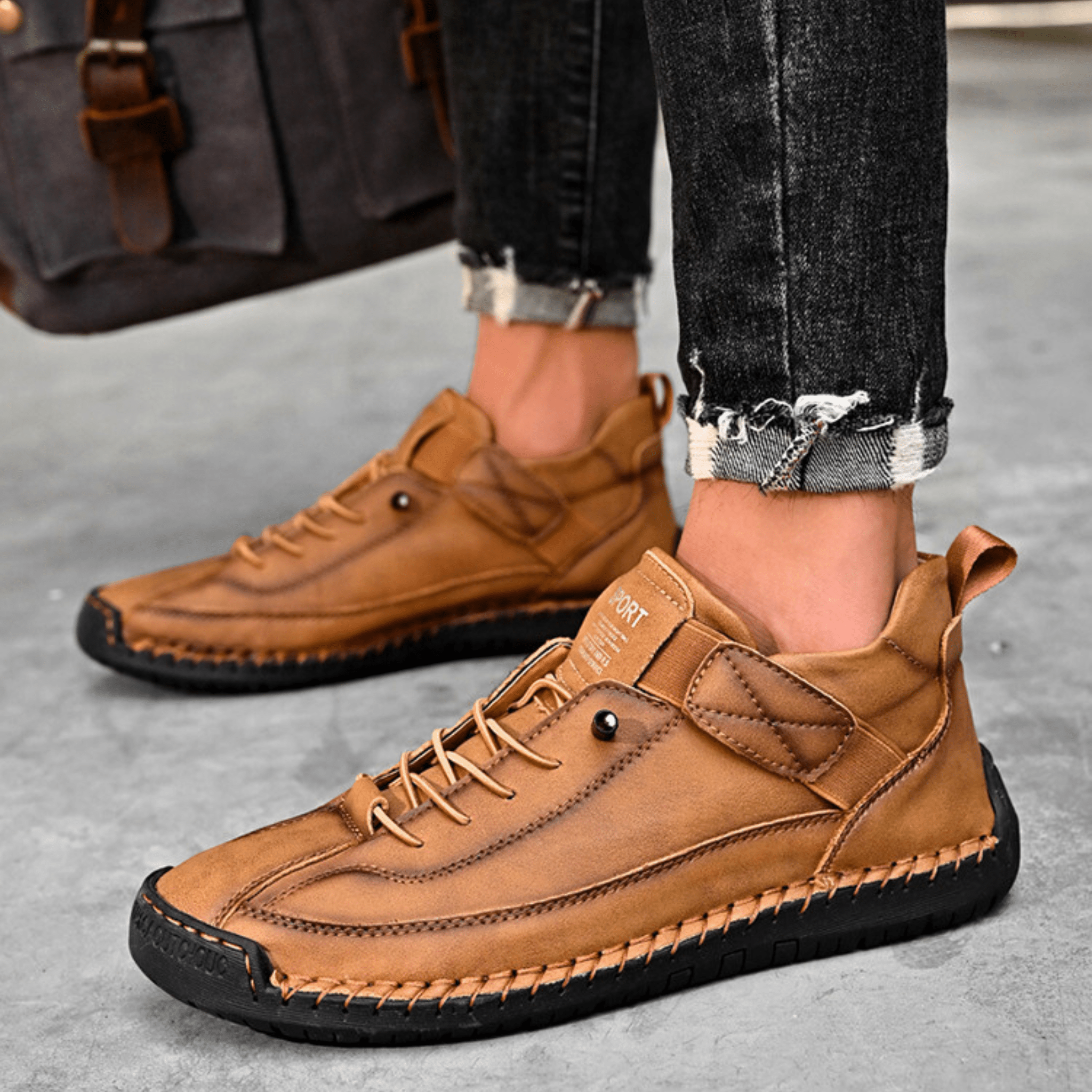 Men's Casual Oxford Shoes | Lace-Up Sneaker-17