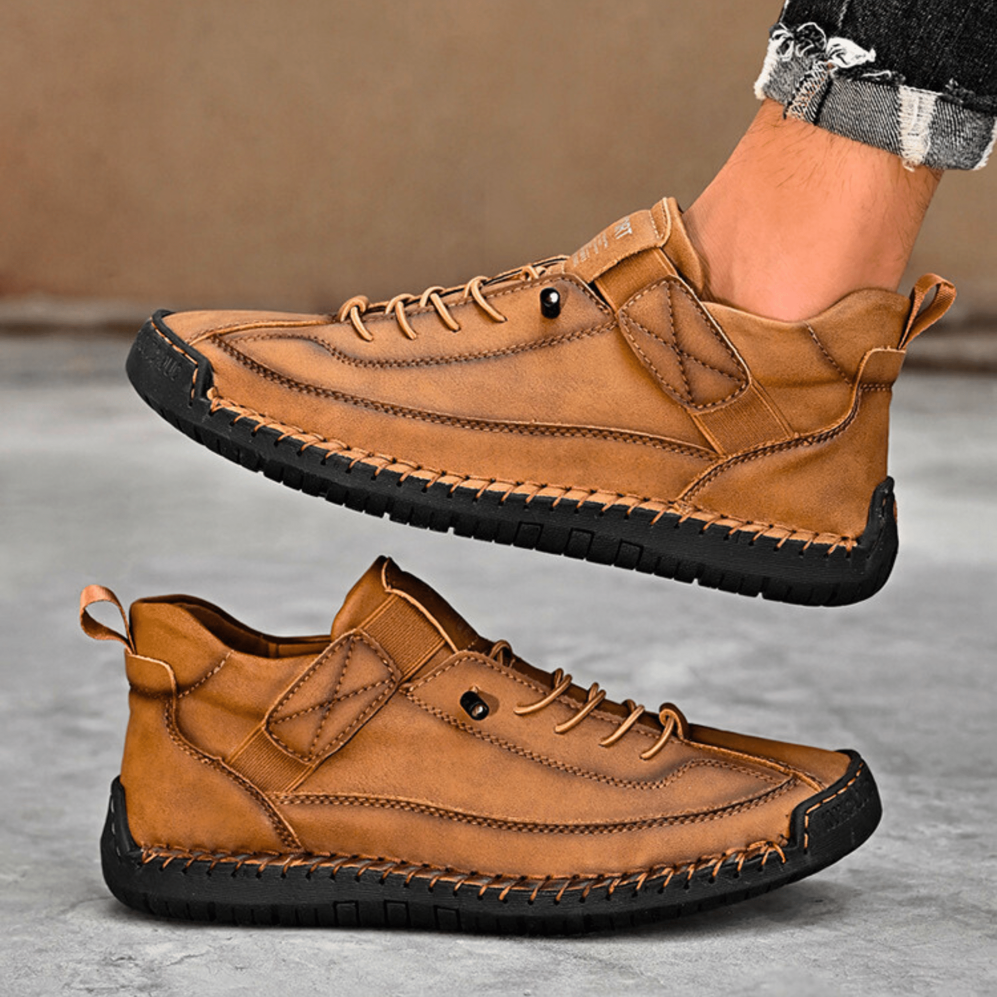 Men's Casual Oxford Shoes | Lace-Up Sneaker-18
