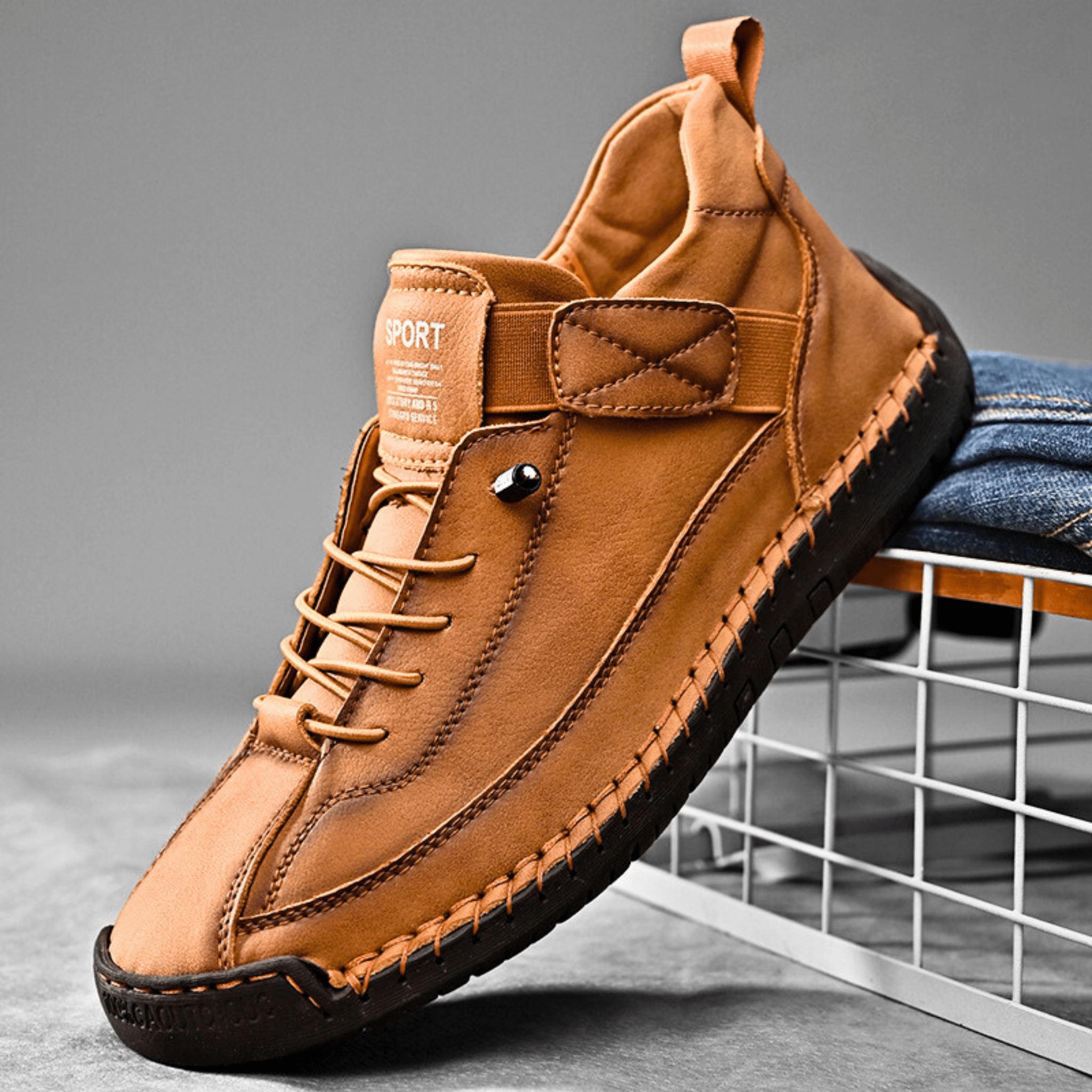 Men's Casual Oxford Shoes | Lace-Up Sneaker-1