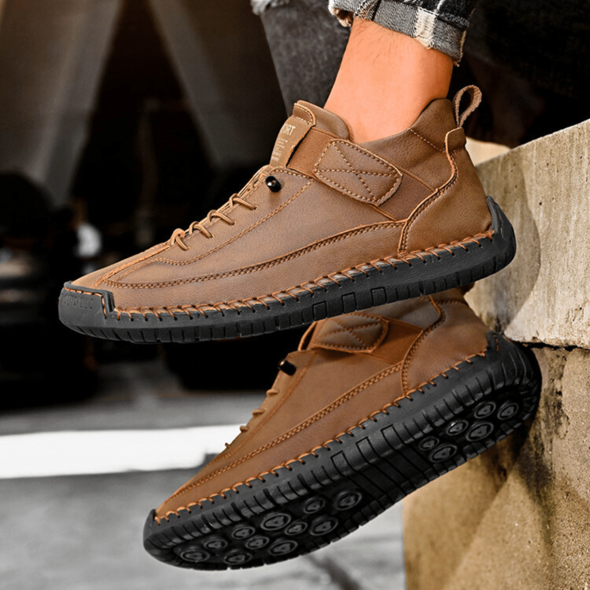 Men's Casual Oxford Shoes | Lace-Up Sneaker-22