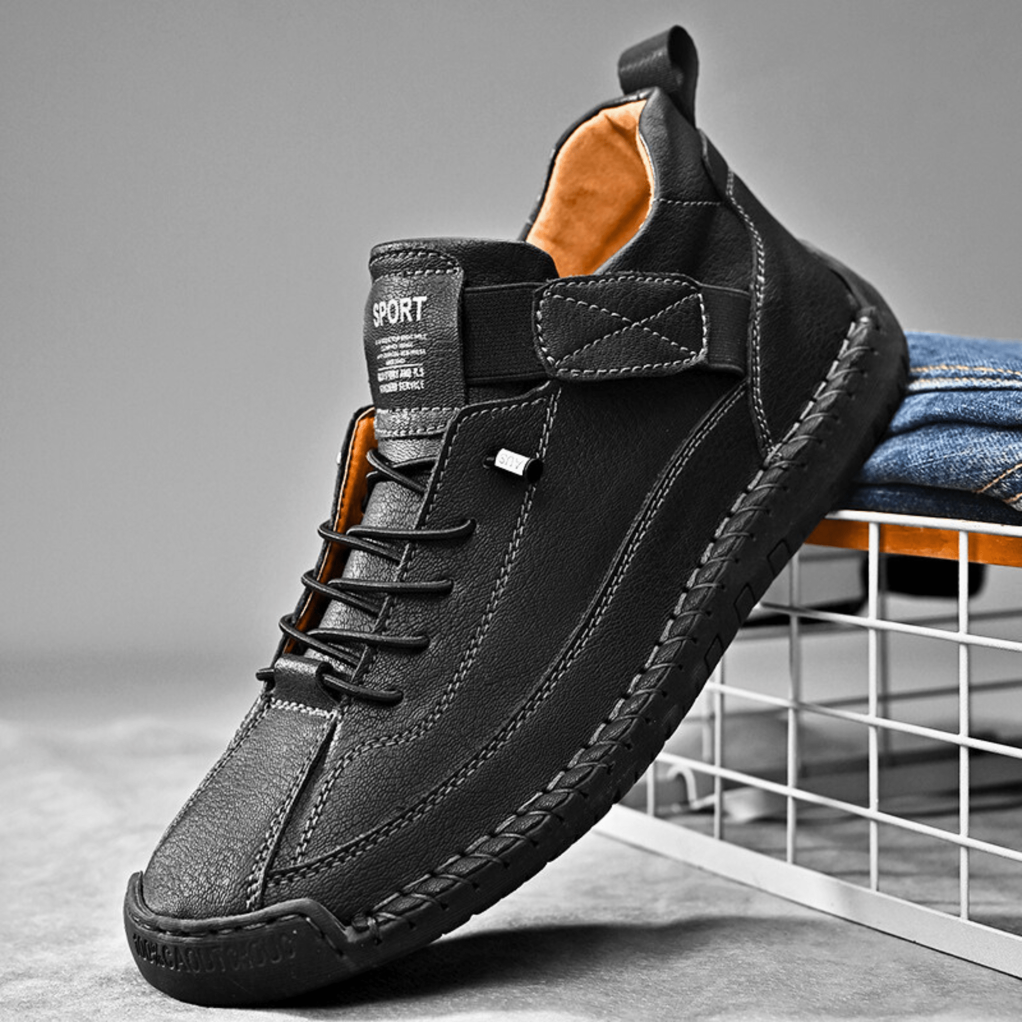 Men's Casual Oxford Shoes | Lace-Up Sneaker-13