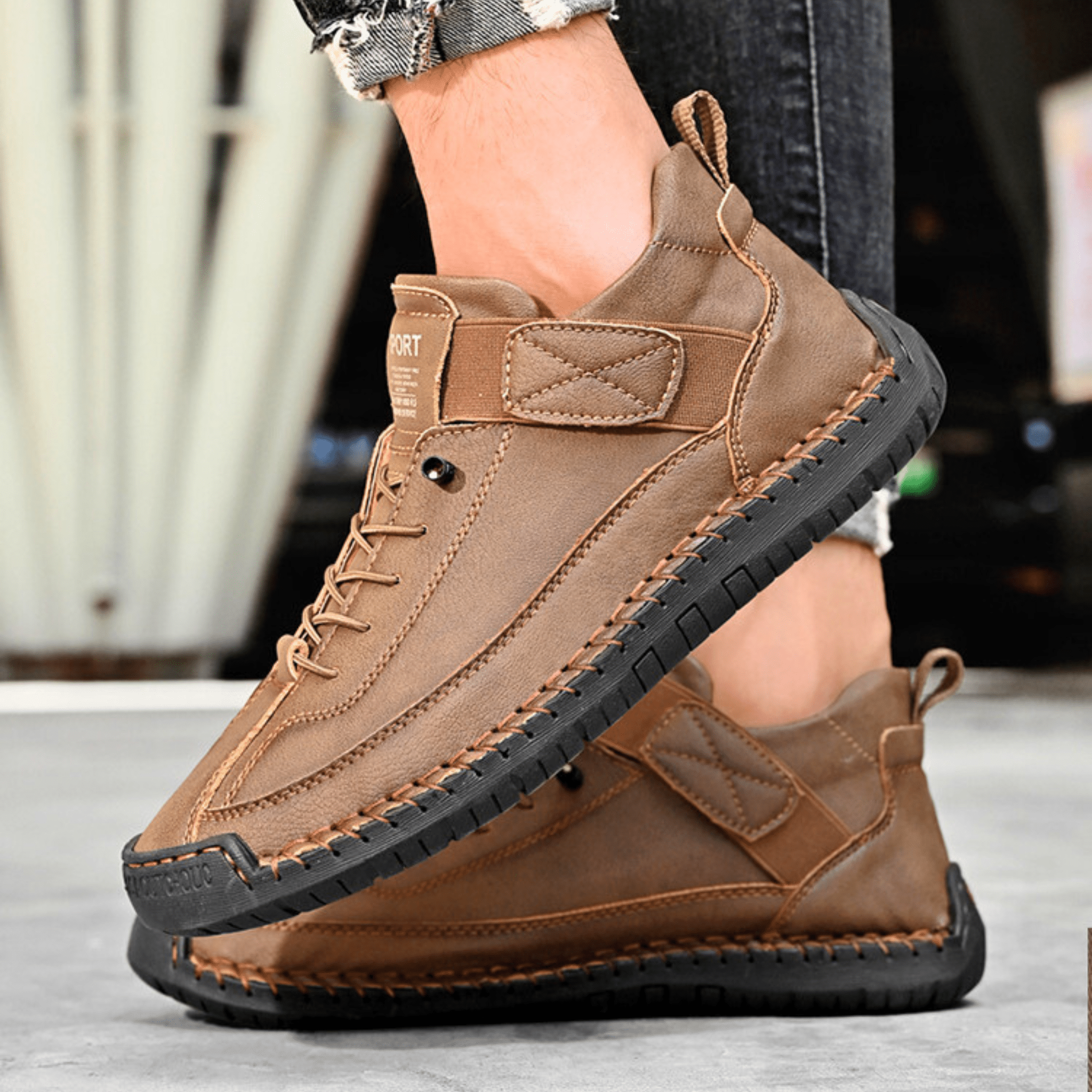 Men's Casual Oxford Shoes | Lace-Up Sneaker-20