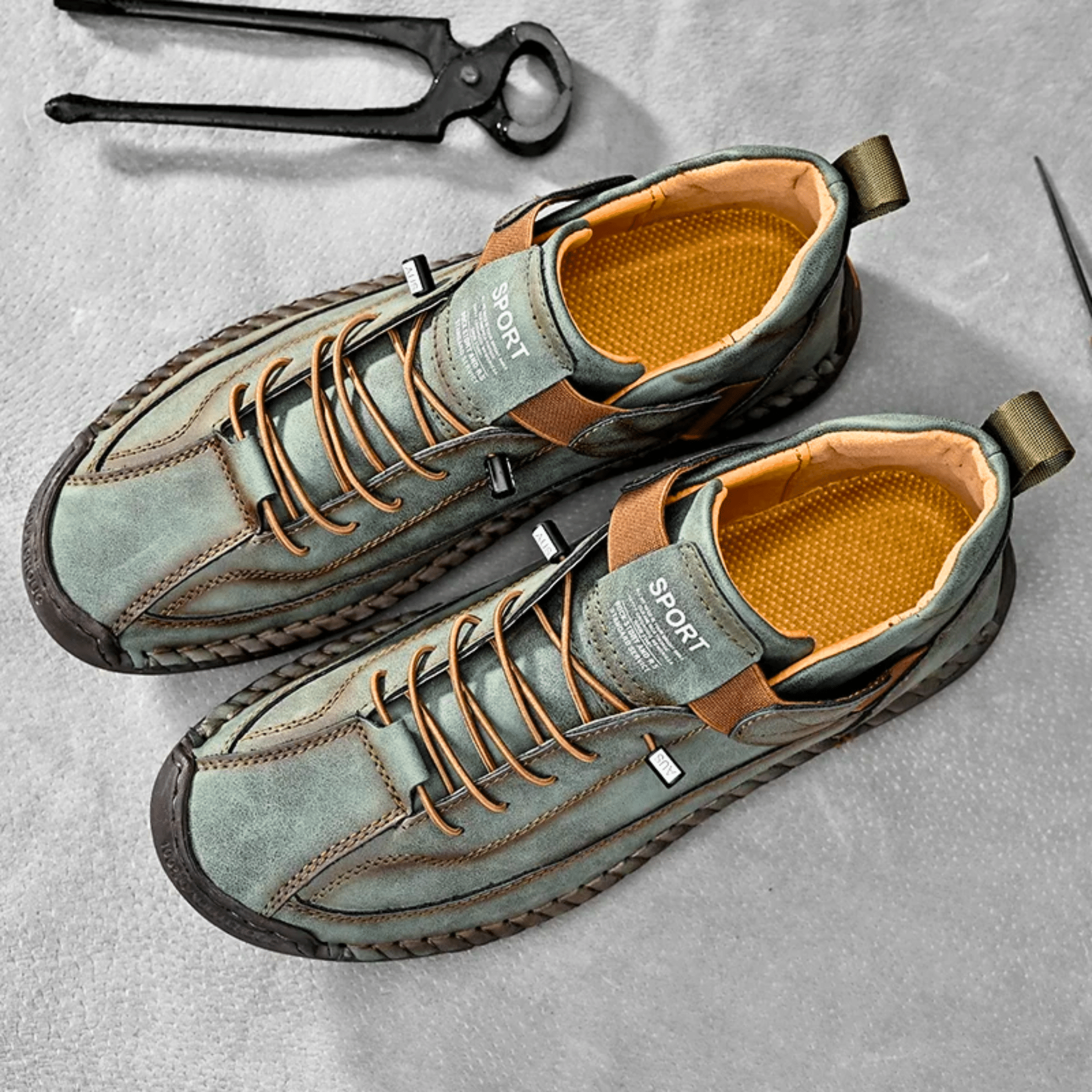 Men's Casual Oxford Shoes | Lace-Up Sneaker-9