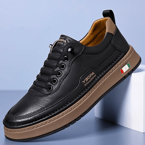Men's Black Casual Sneaker | Lace-Up-1