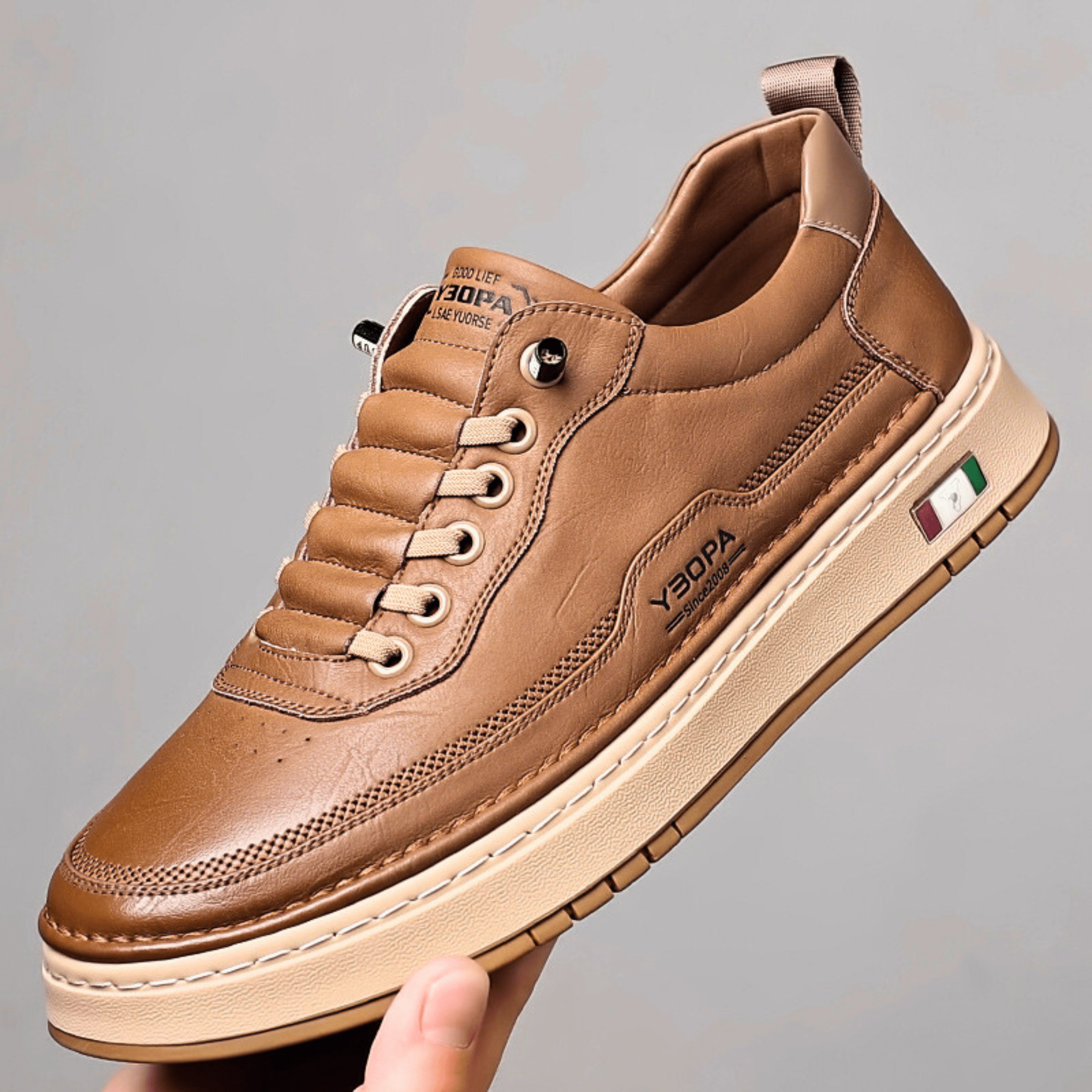 Men's Black Casual Sneaker | Lace-Up-6