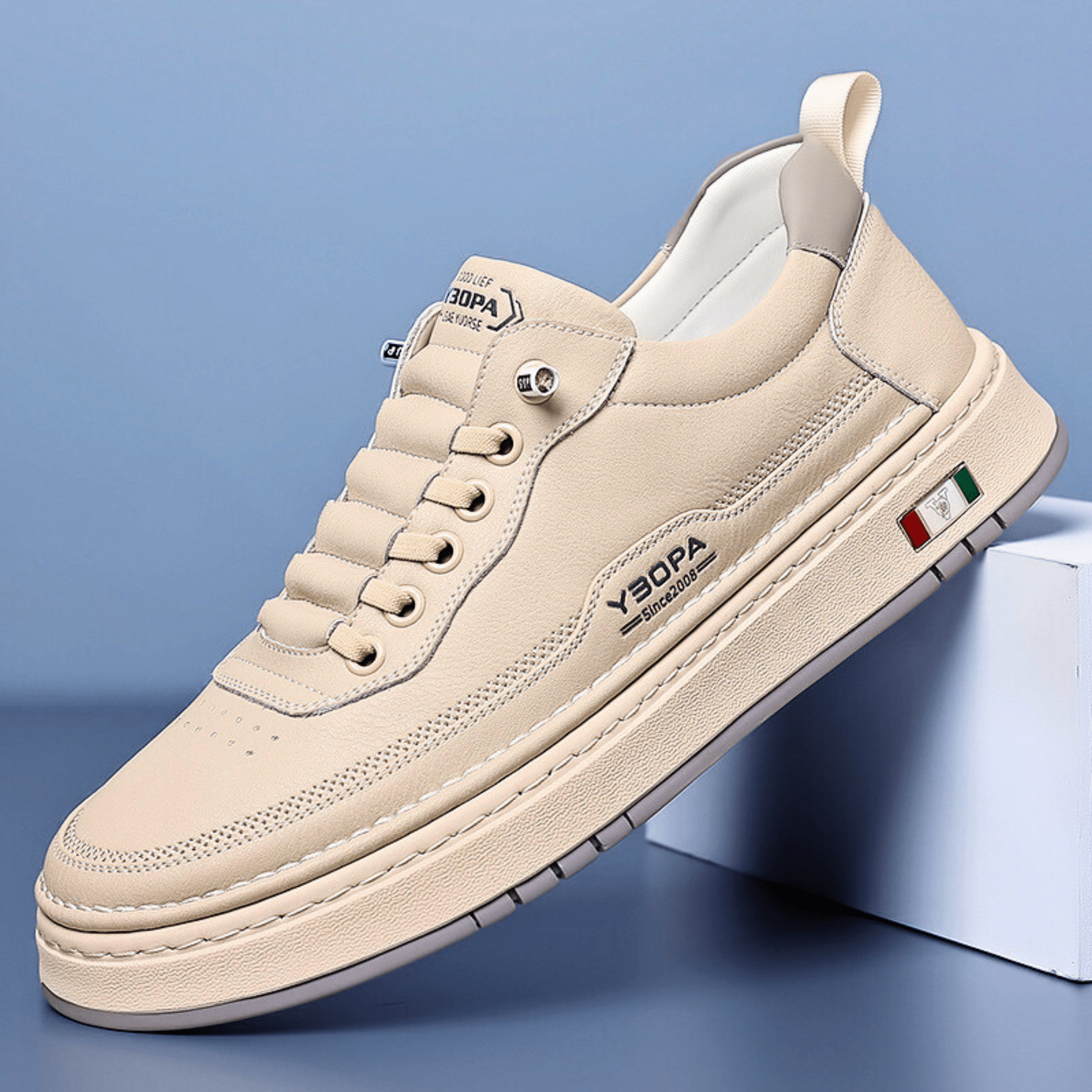 Men's Black Casual Sneaker | Lace-Up-3