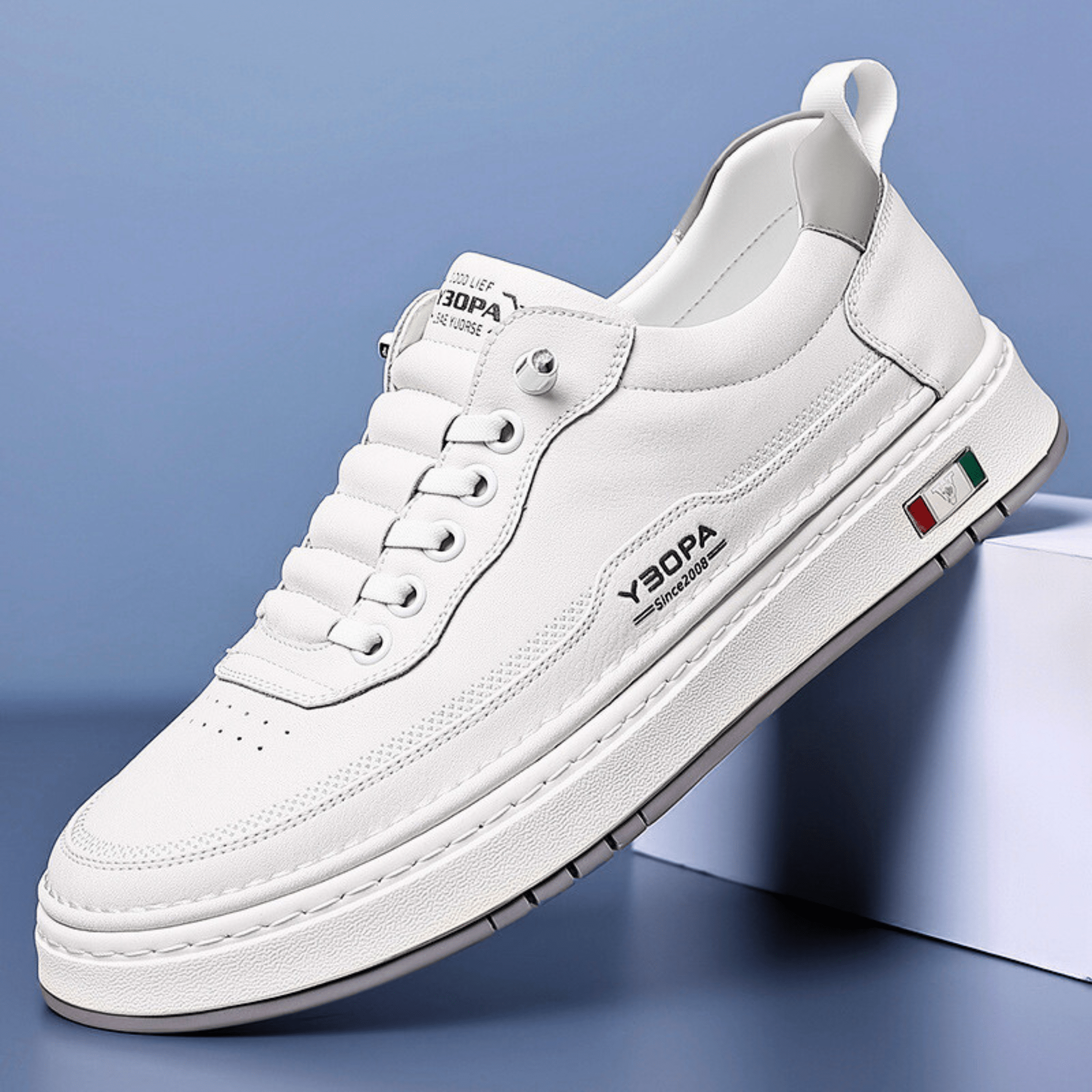 Men's Black Casual Sneaker | Lace-Up-4